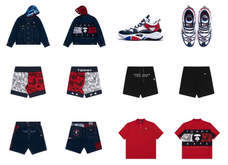 AAPE BY A BATHING APE × TOMMY JEANS コラボレーションアイテム 2020