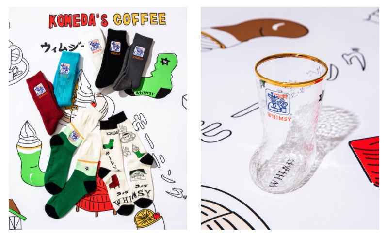 ビームス T × 珈琲所コメダ珈琲店 × WHIMSY SOCKS POP UP SHOP 2021年6