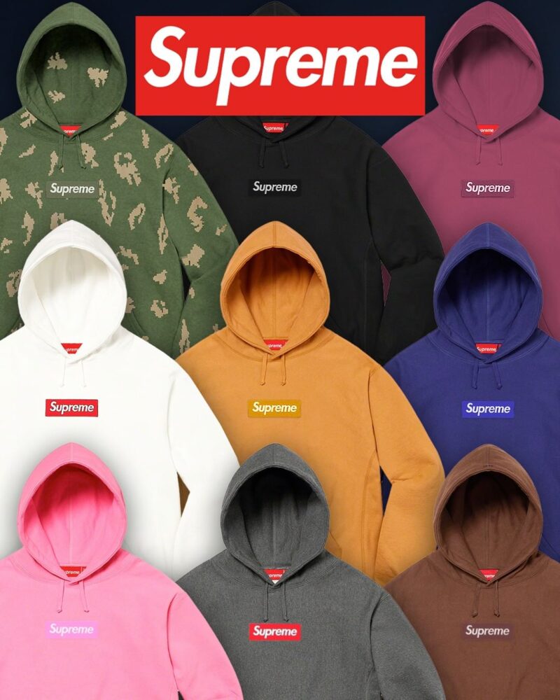 supreme box logo hoodie 2021