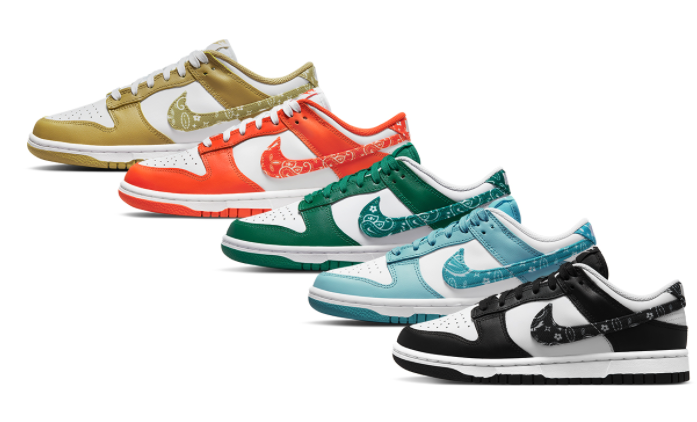Nike WMNS Dunk Low Paisley Pack 22.0
