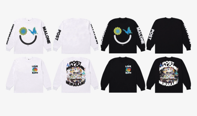 村上隆 × Post Malone “Twelve Carat Toothache” Collection 発売