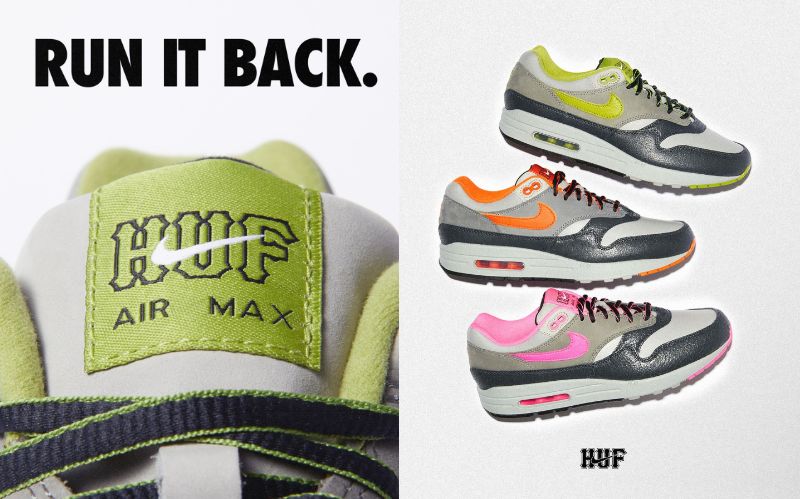 2024年6月15日｜HUF × Nike Air Max 1 Pack 発売 - 流行 ...